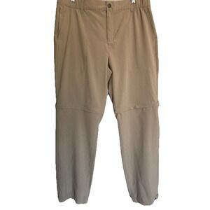 GERRY Mens Convertible Ripstop Pantsโ 34x27 Relaxed Fit Stretch Gorpcore Hiking